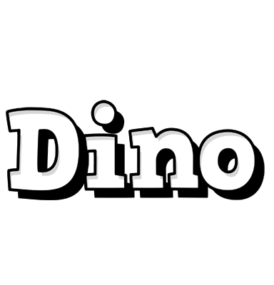 Dino snowing logo