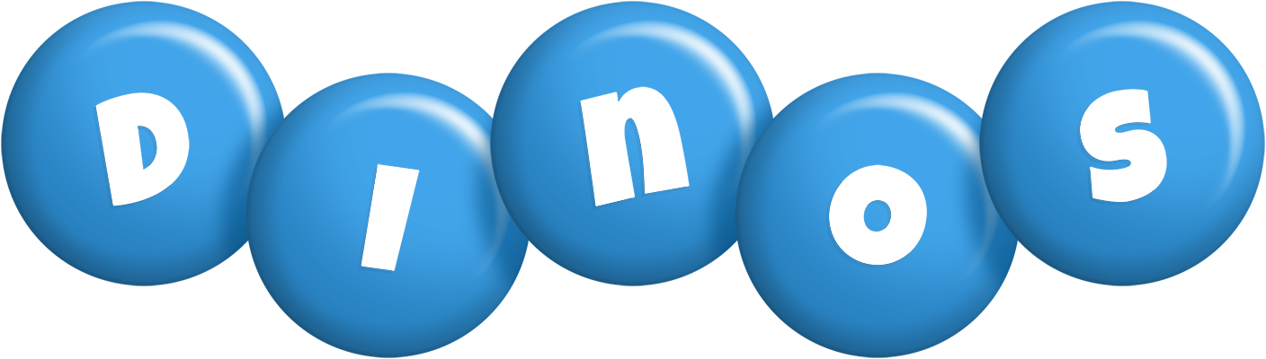 Dinos candy-blue logo
