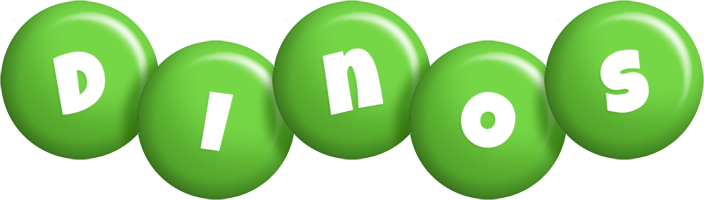 Dinos candy-green logo