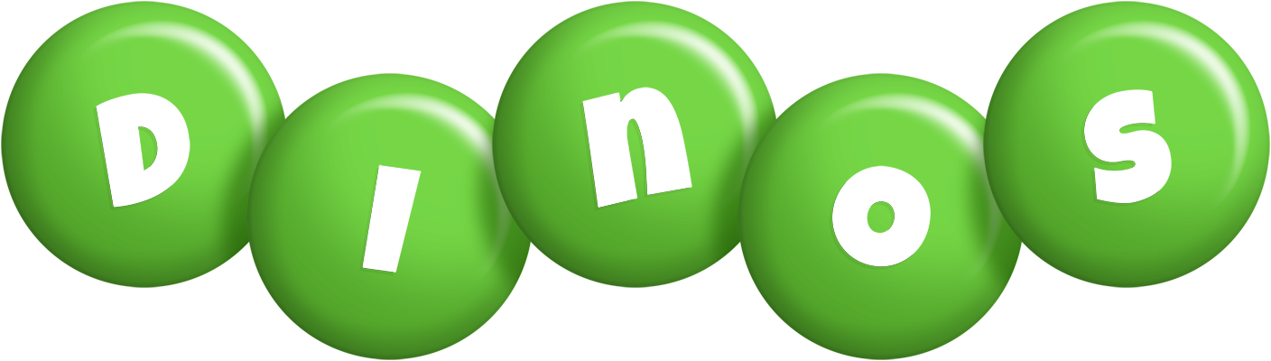 Dinos candy-green logo