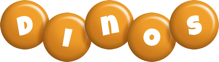 Dinos candy-orange logo