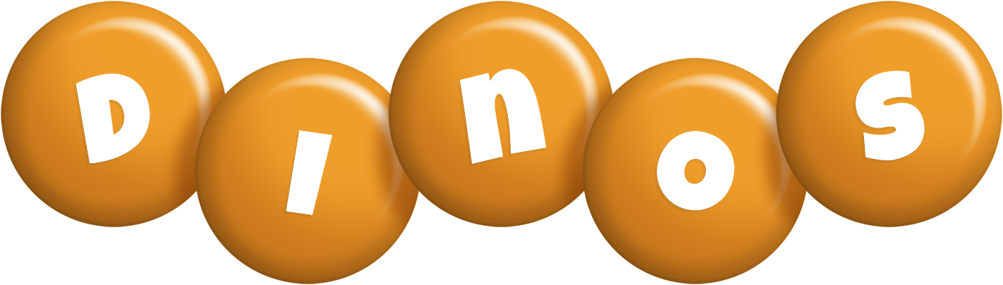 Dinos candy-orange logo