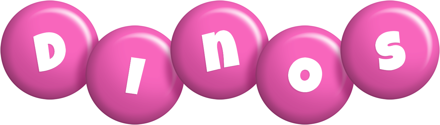 Dinos candy-pink logo