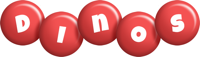 Dinos candy-red logo
