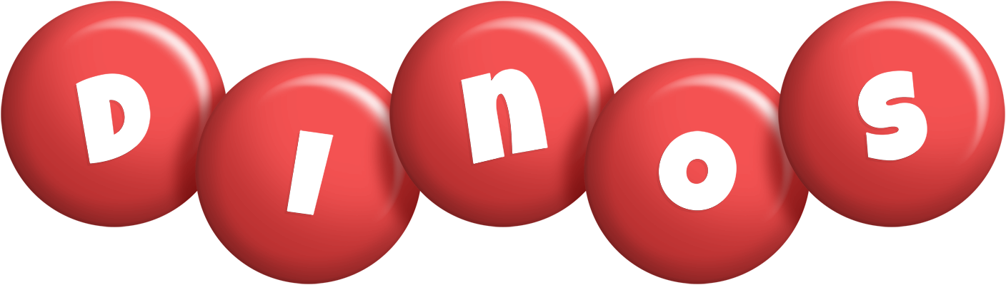 Dinos candy-red logo