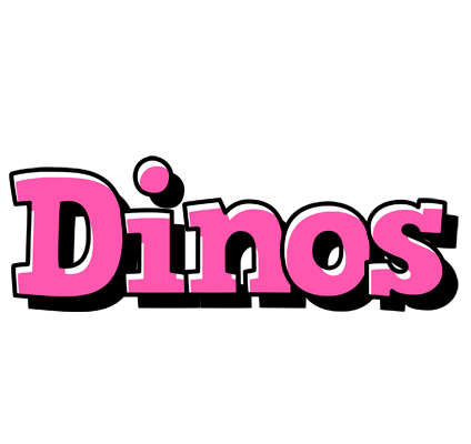 Dinos girlish logo