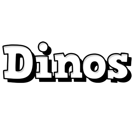 Dinos snowing logo