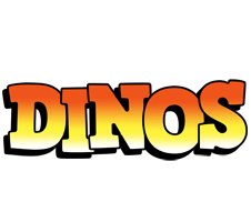 Dinos sunset logo