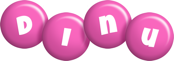 Dinu candy-pink logo