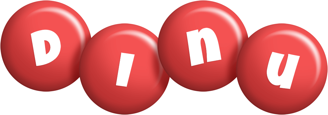 Dinu candy-red logo