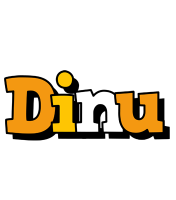 Dinu cartoon logo