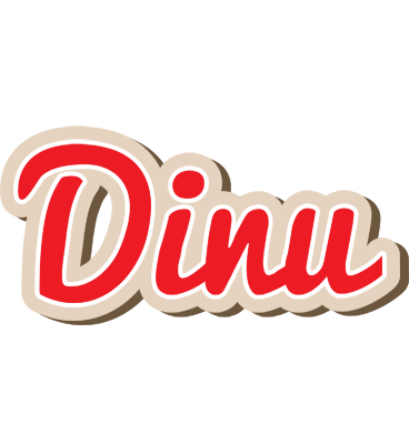 Dinu chocolate logo