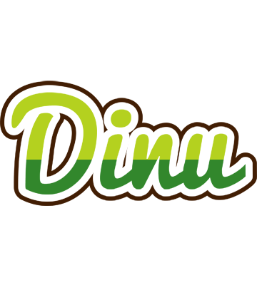 Dinu golfing logo