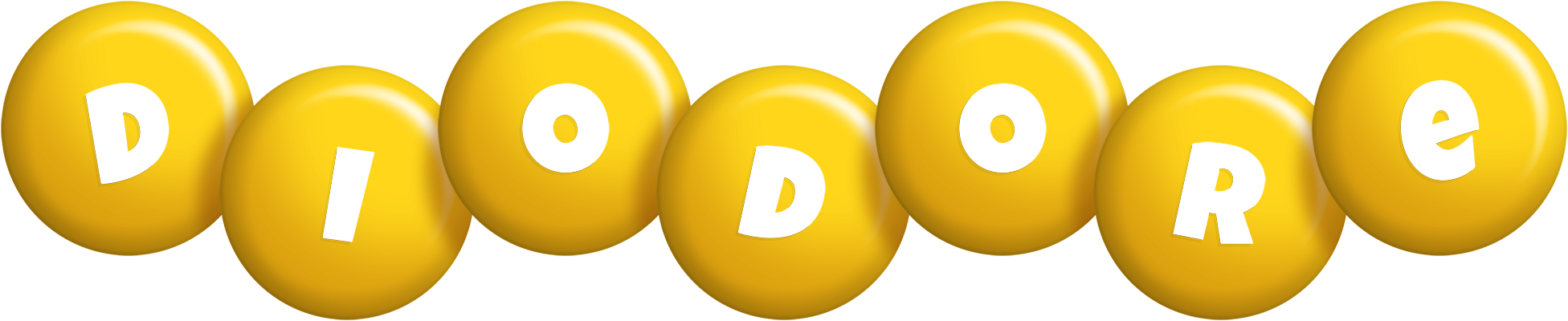 Diodore candy-yellow logo