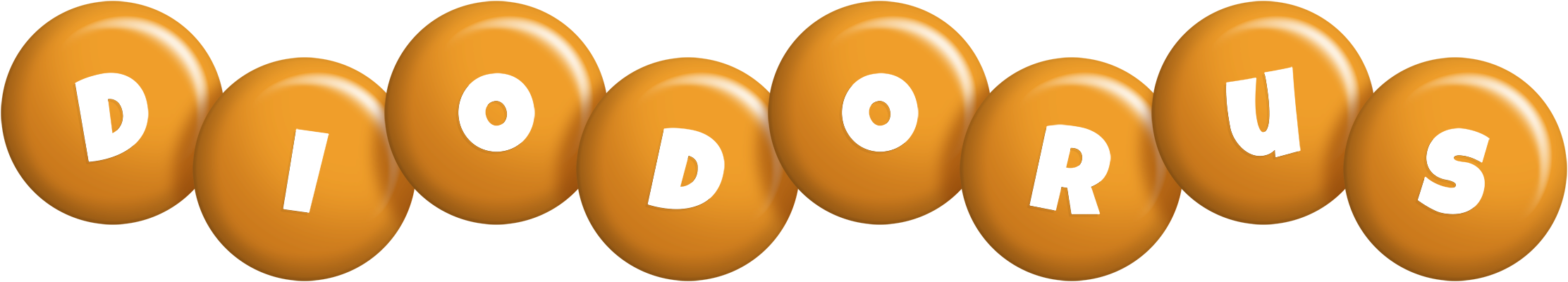 Diodorus candy-orange logo