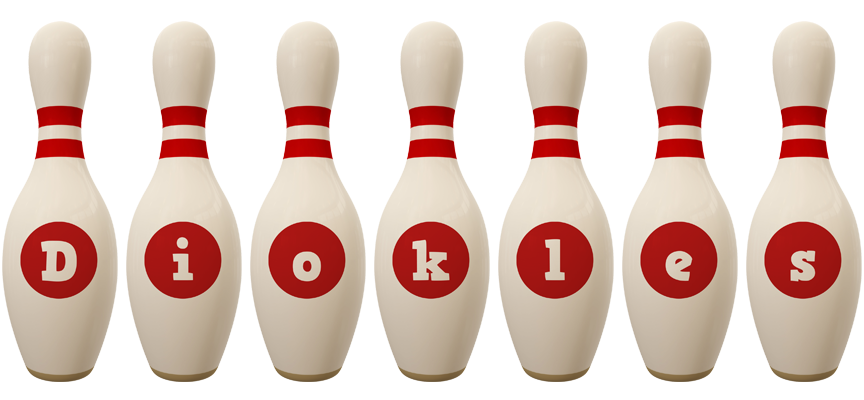 Diokles bowling-pin logo