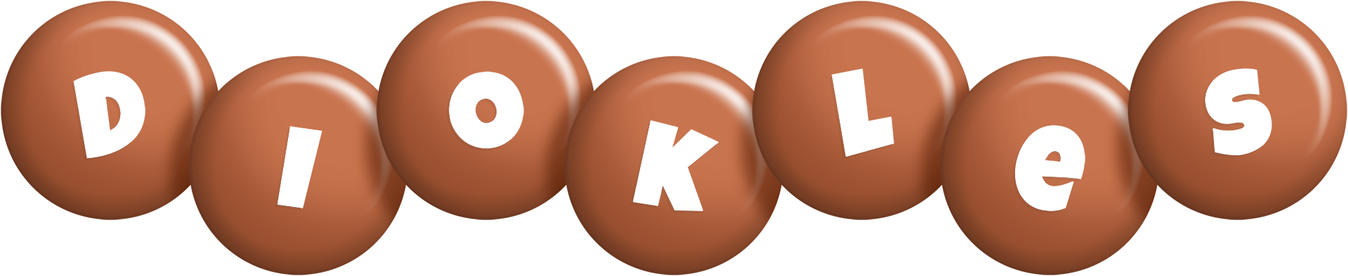 Diokles candy-brown logo