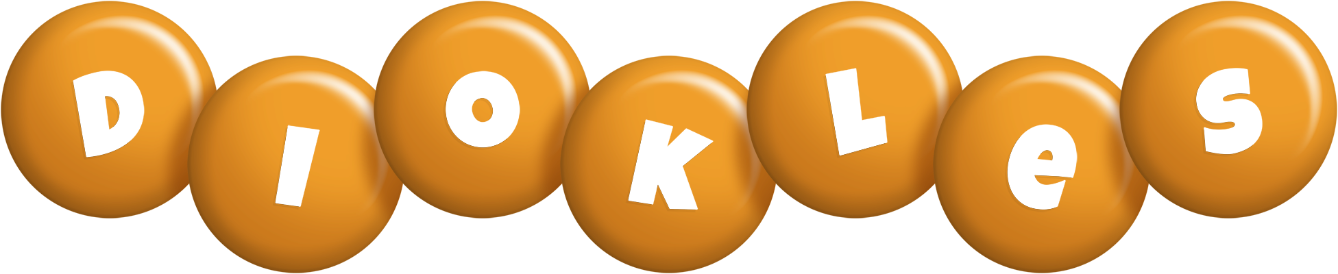 Diokles candy-orange logo