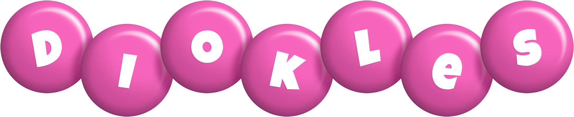 Diokles candy-pink logo