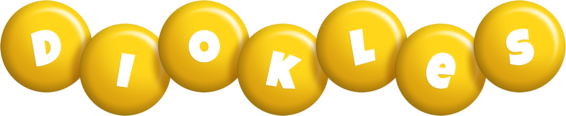 Diokles candy-yellow logo