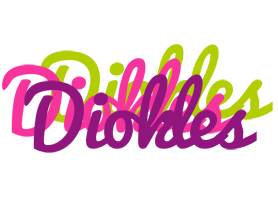 Diokles flowers logo