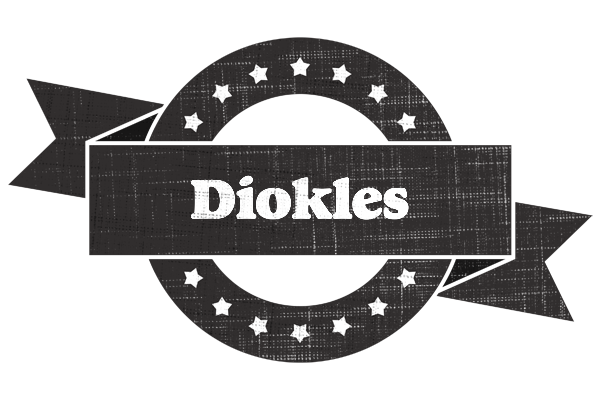 Diokles grunge logo