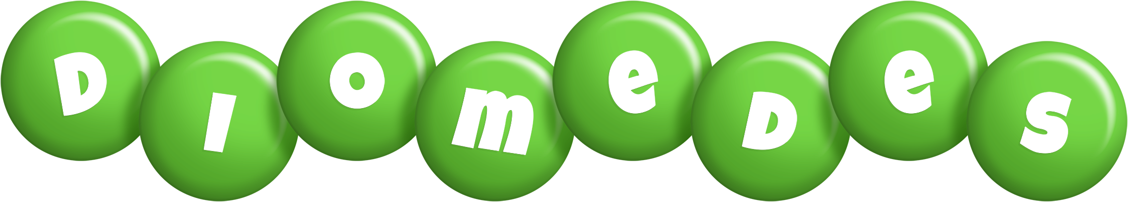 Diomedes candy-green logo