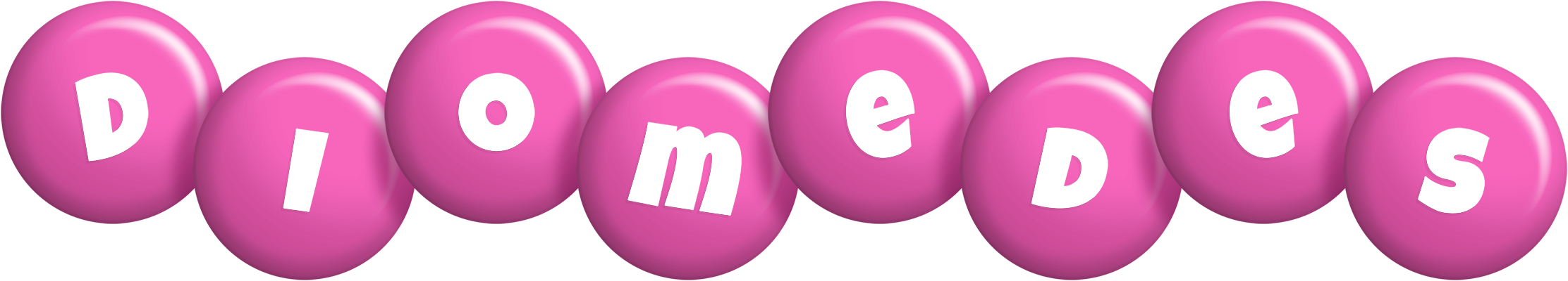 Diomedes candy-pink logo