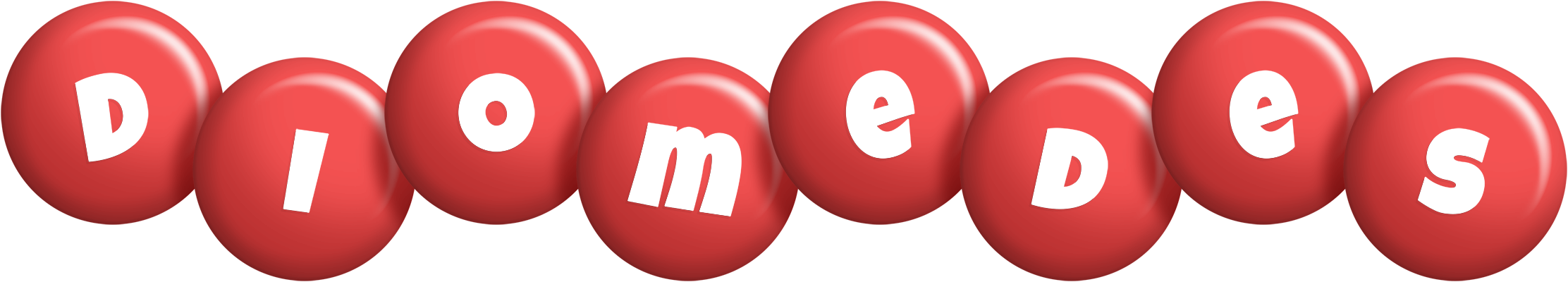 Diomedes candy-red logo
