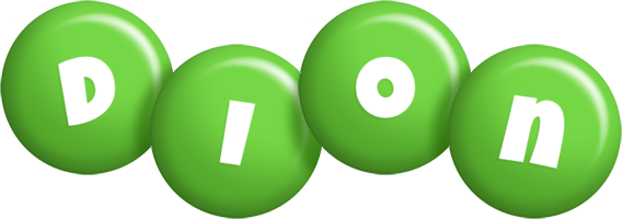 Dion candy-green logo