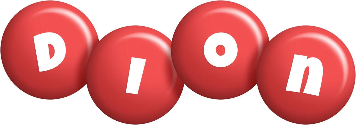 Dion candy-red logo