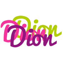 Dion flowers logo