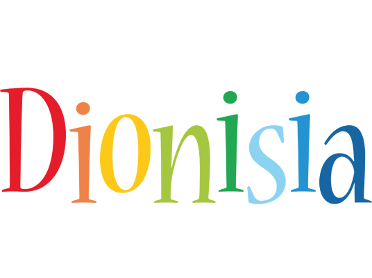 Dionisia birthday logo
