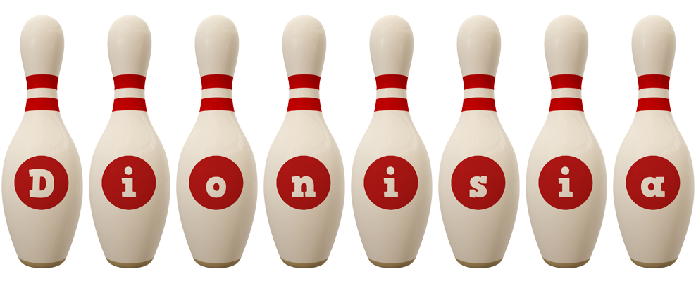 Dionisia bowling-pin logo
