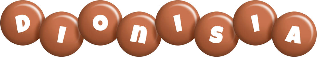 Dionisia candy-brown logo