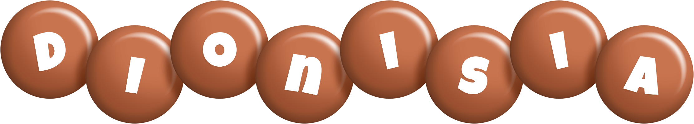 Dionisia candy-brown logo