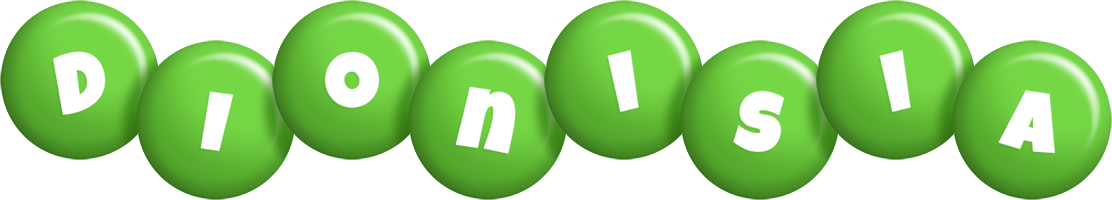 Dionisia candy-green logo