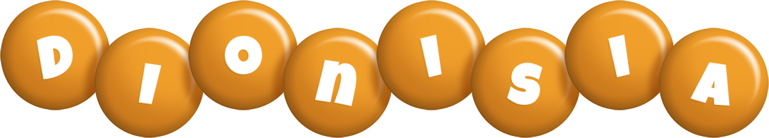 Dionisia candy-orange logo