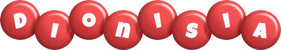 Dionisia candy-red logo