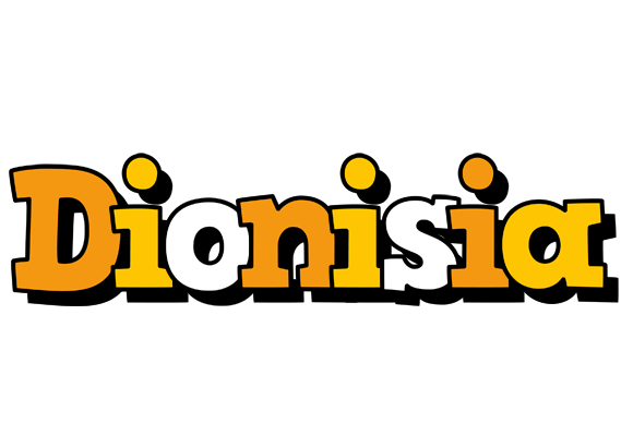 Dionisia cartoon logo