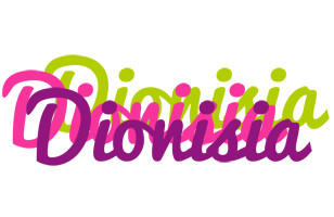 Dionisia flowers logo