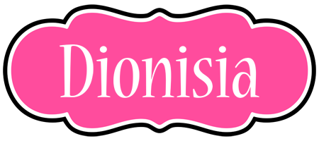Dionisia invitation logo