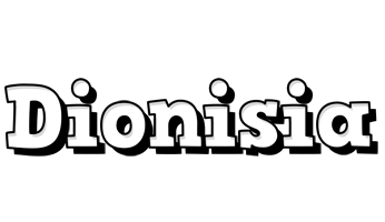 Dionisia snowing logo