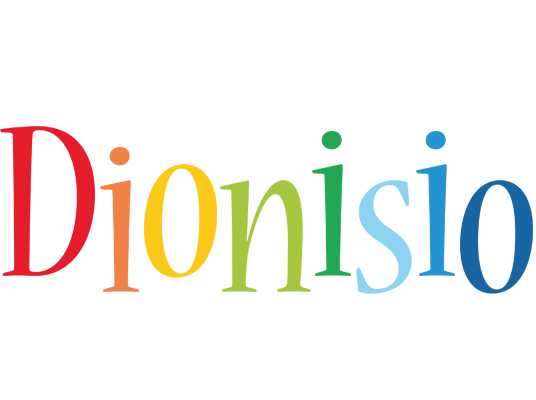 Dionisio birthday logo