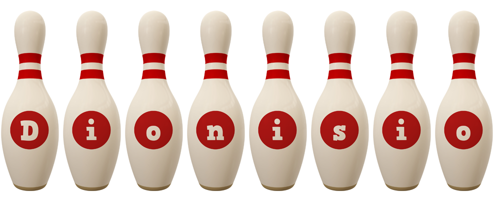 Dionisio bowling-pin logo