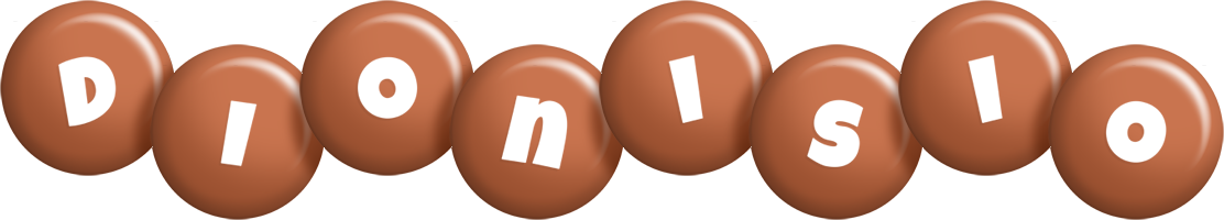 Dionisio candy-brown logo