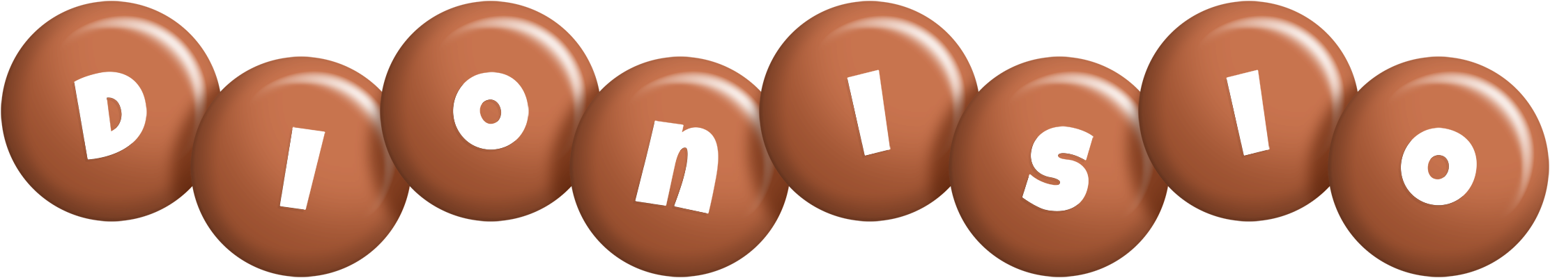 Dionisio candy-brown logo