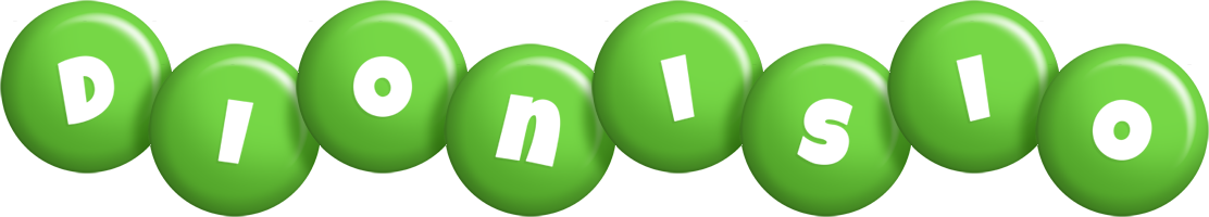 Dionisio candy-green logo