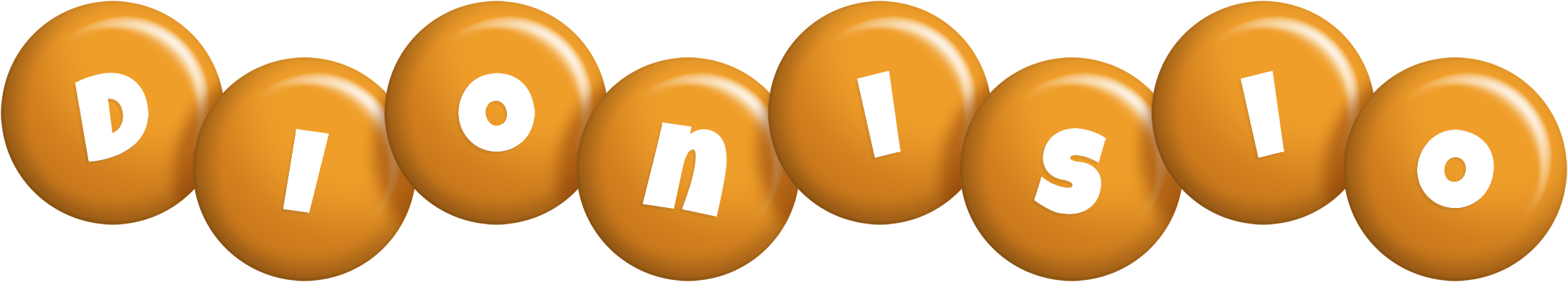 Dionisio candy-orange logo