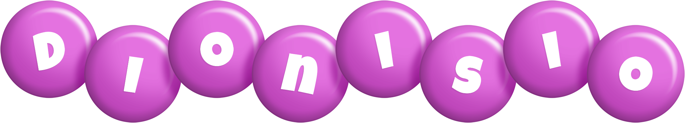 Dionisio candy-purple logo